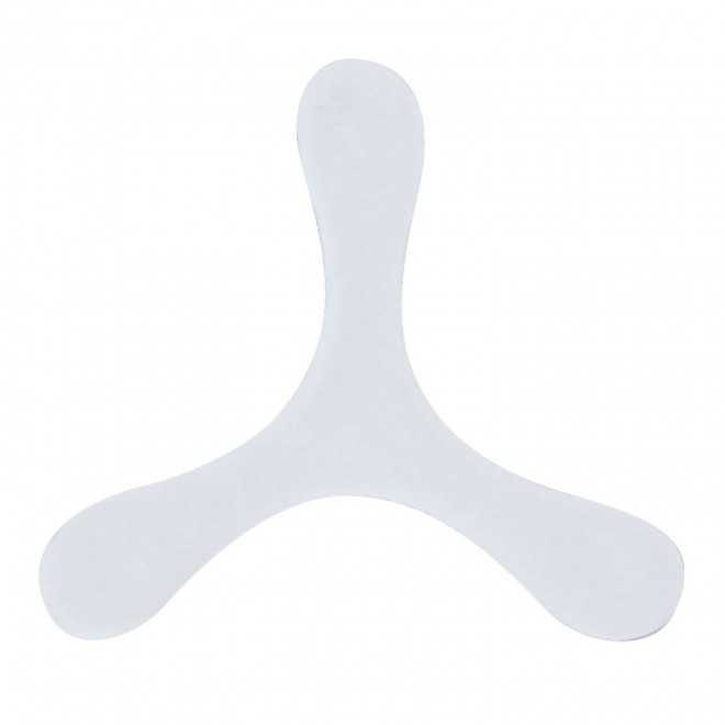 FRISBEE BOOMERANG PERSONNALISABLE 'BORI' - blanc