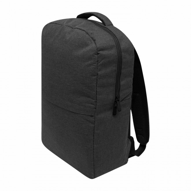 SAC A DOS PERSONNALISABLE POLYESTER 'BUSINI' - anthracite