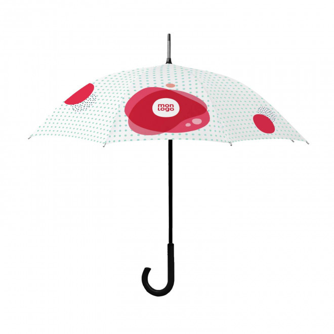 PARAPLUIE SUBLIMATION MANCHE CANNE TEMPÊTE 'PARACOLOR' - quadrichromie