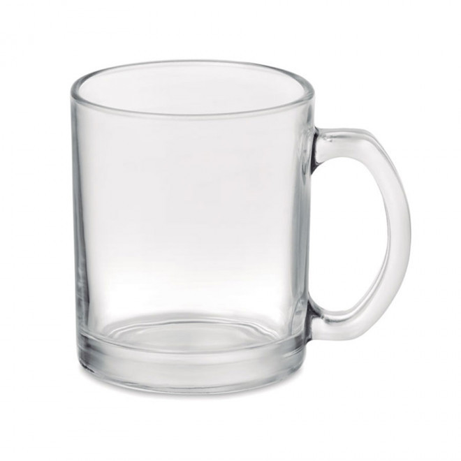 MUG EN VERRE PUBLICITAIRE 'SENSA FULL' - transparent
