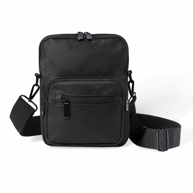 SAC BANDOULIERE PERSONNALISABLE RPET 'ALTOP PLUS' - noir