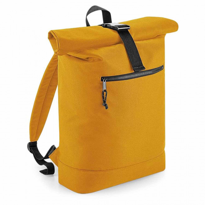 SAC A DOS ORDINATEUR PERSONNALISABLE 'BACKI' - jaune_moutarde