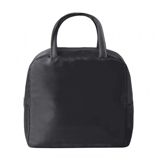 SAC ISOTHERME AVEC POIGNEES PERSONNALISABLE 'PONYA' - noir