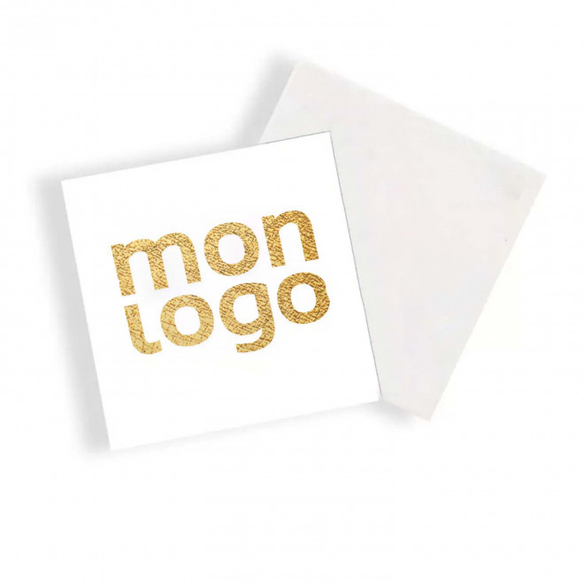 TATOUAGE OR & ARGENT PERSONNALISABLE 'MAORO SHINY' - doré