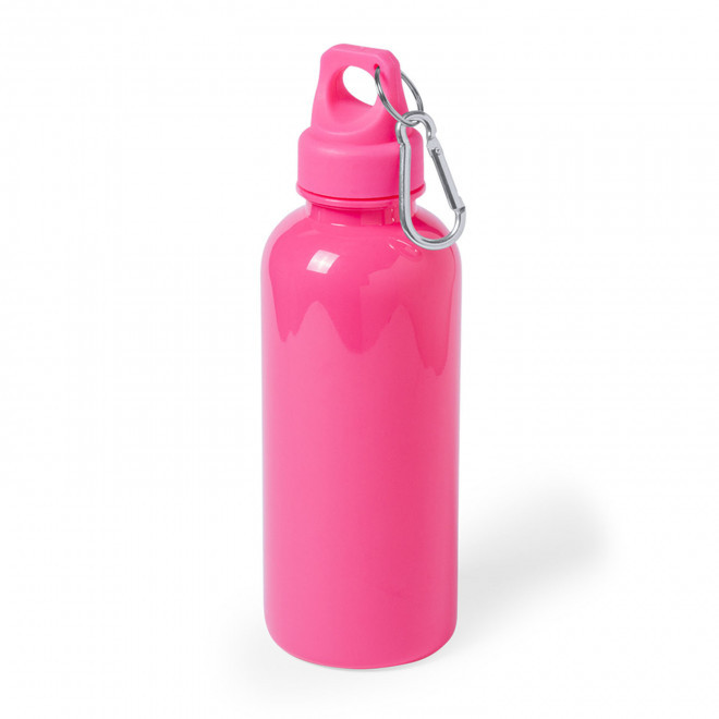 GOURDE MOUSQUETON PERSONNALISABLE 600 ML 'MANCY COLOR' - fuchsia