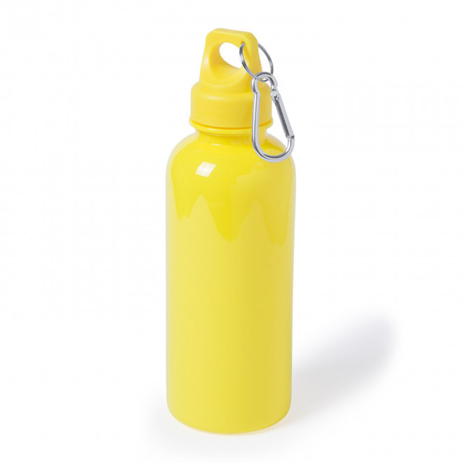 GOURDE MOUSQUETON PERSONNALISABLE 600 ML 'MANCY COLOR' - jaune