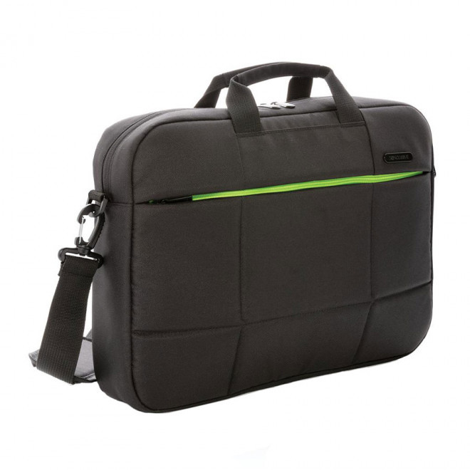 SACOCHE ORDINATEUR PERSONNALISÉE 15,6 POUCES 'WESTBURY' - noir