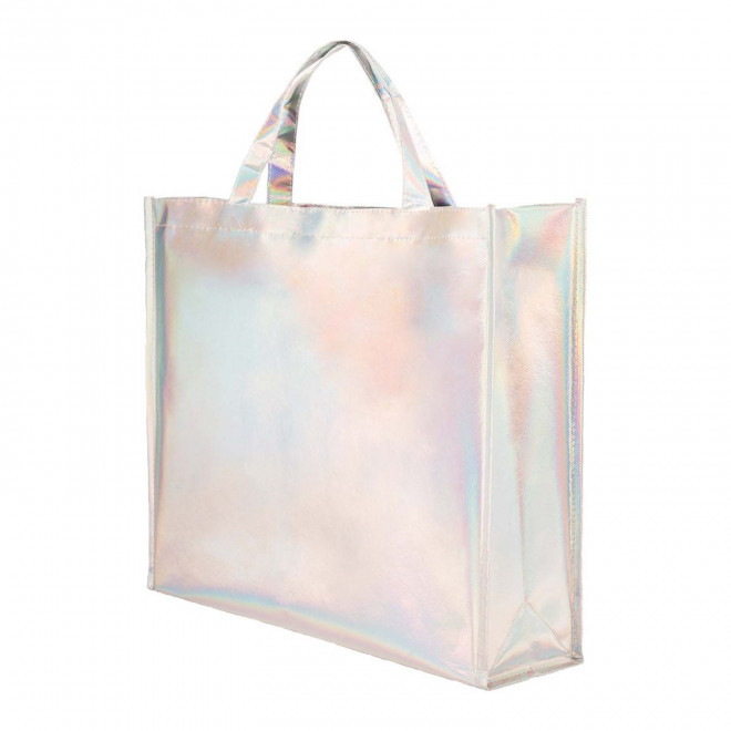 SAC SHOPPING IRIDESCENT PERSONNALISABLE 'FRESHTUR' - holographique
