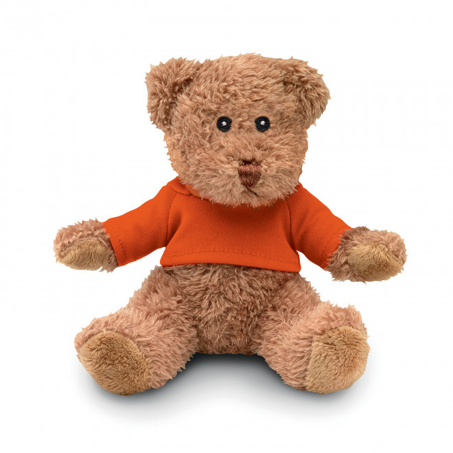 PELUCHE OURSON PERSONNALISABLE 'TEDDY T SHIRT' - orange