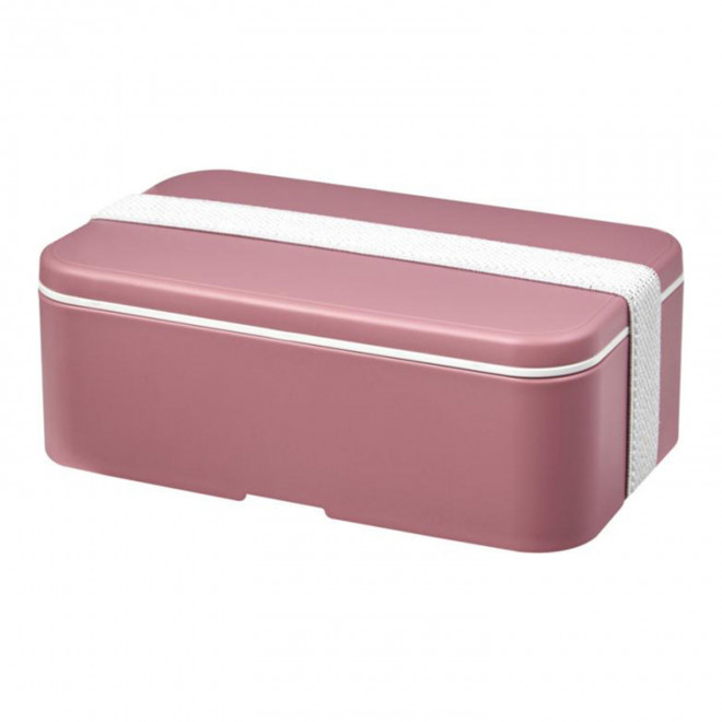 LUNCH BOX BIO PLASTIQUE PERSONNALISABLE 'STOBO' - rose