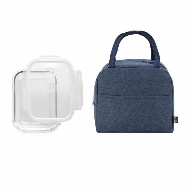SET LUNCHBOX ET SAC ISO PERSONNALISABLE 'SVITA' - bleu