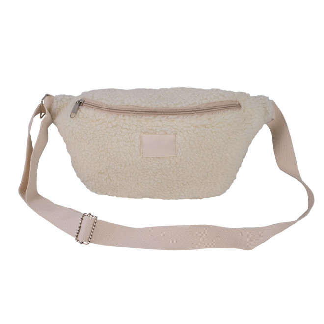 BANANE MIE EN SHERPA PERSONNALISABLE 'LOR' - blanc