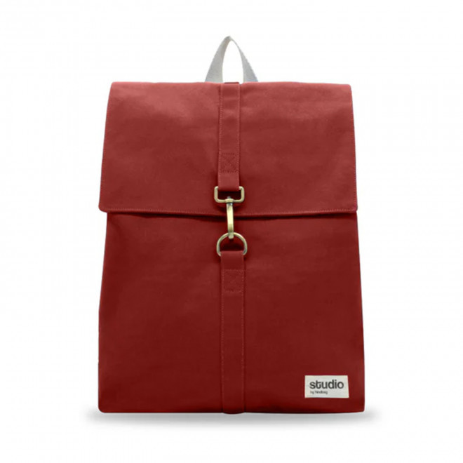 SAC A DOS PERSONNALISABLE STUDIO BY HINDBAG 'OSCAR' - rouge brique