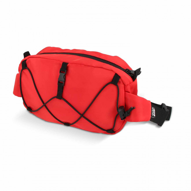 RAPIDE 4J - SAC BANANE PERSONNALISABLE EN RPET 'WINTON COULEUR' - rouge