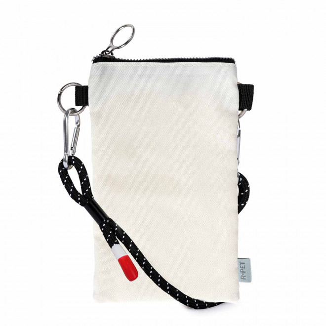 SACOCHE TELEPHONE RPET PERSONNALISABLE 'KORDAS' - beige