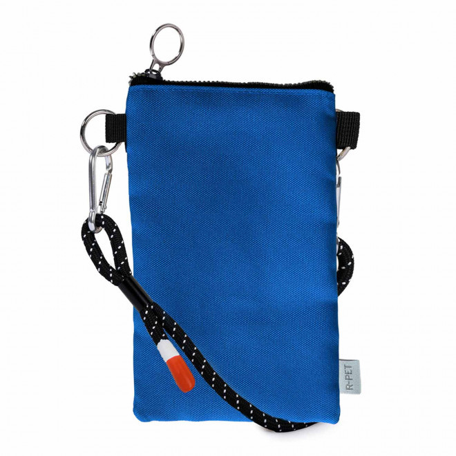 SACOCHE TELEPHONE RPET PERSONNALISABLE 'KORDAS' - bleu