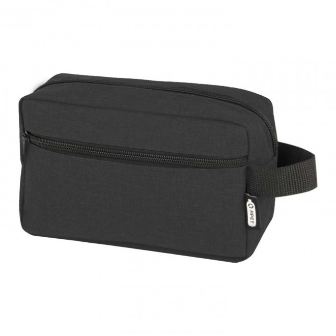 RAPIDE 4J - TROUSSE DE TOILETTE RPET 'TEXIERA' - noir