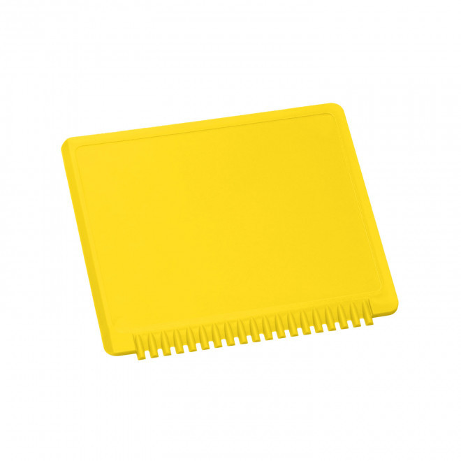 GRATTOIR PARE-BRISE PERSONNALISABLE 'GRATTO RECTANGLE' - jaune