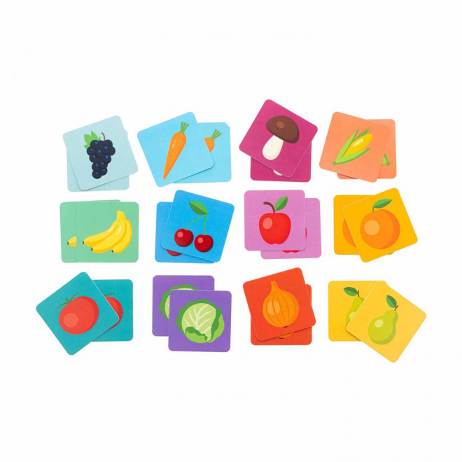 JEU DE MEMO PERSONNALISABLE 'NANA' - fruits