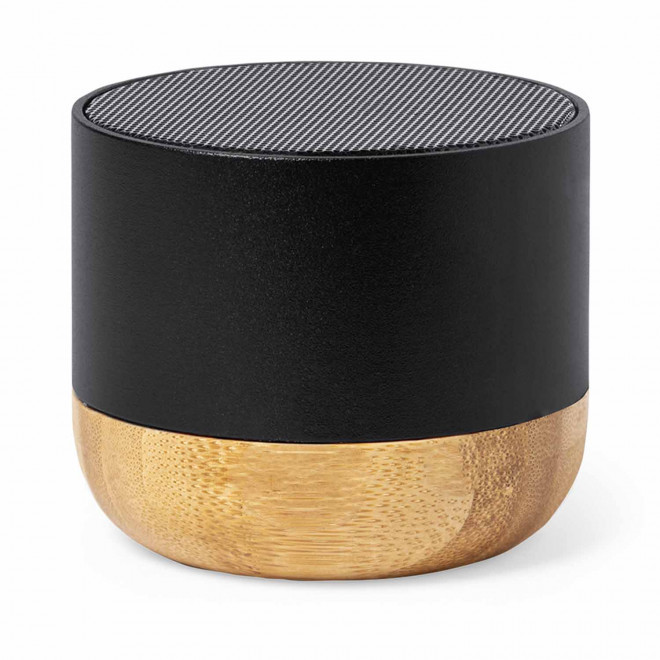 ENCEINTE BLUETOOTH® PERSONNALISABLE 'NOVA RECYCLE BOIS' - noir