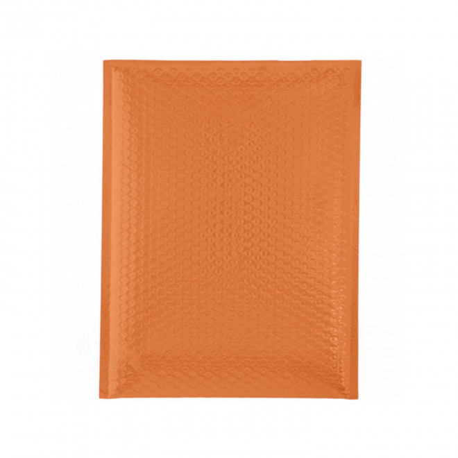 ENVELOPPE BULLE RPET PERSONNALISABLE 'CELIOZ MATE' - orange