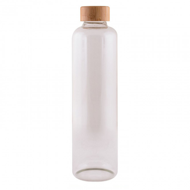 BOUTEILLE PERSONNALISABLE EN VERRE 1L 'LODO' - transparent