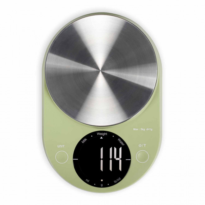 BALANCE DE CUISINE PERSONNALISABLE 'PESIO' - vert matcha