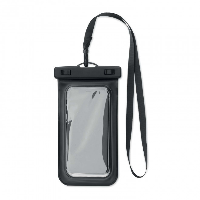 POCHETTE ETANCHE TELEPHONE PERSONNALISABLE 'BLOUFA IPX8' - noir
