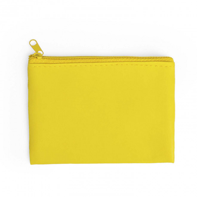 PORTE MONNAIE EN PU PERSONNALISABLE 'KIPSY' - jaune