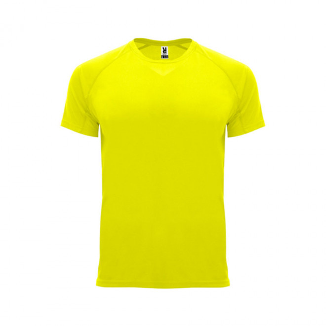 TEE SHIRT SPORT PUBLICITAIRE HOMME 'ESPORTO' - jaune fluo