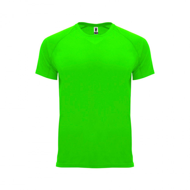 TEE SHIRT SPORT PUBLICITAIRE HOMME 'ESPORTO' - vert fluo