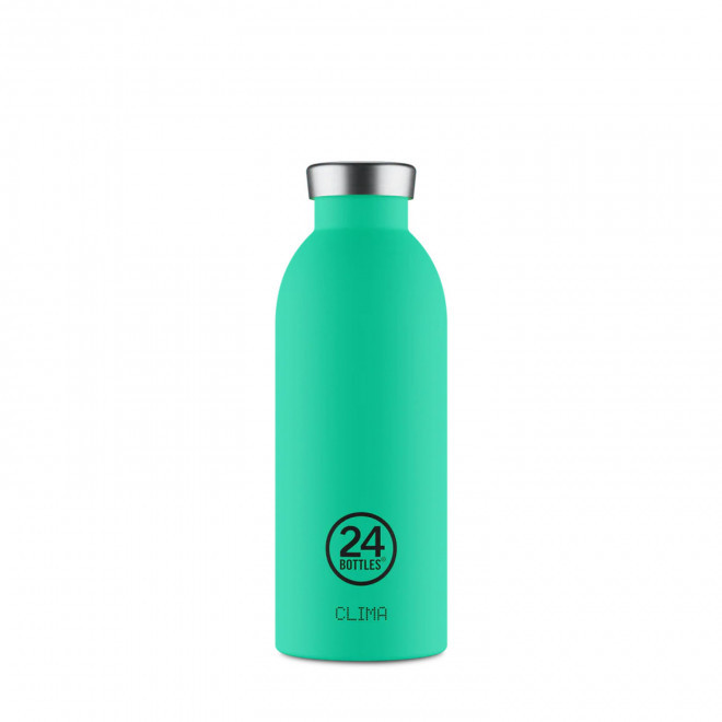 BOUTEILLE ISOTHERME 500ML PERSONNALISEE 'CLIMA 24BOTTLES' - vert menthe