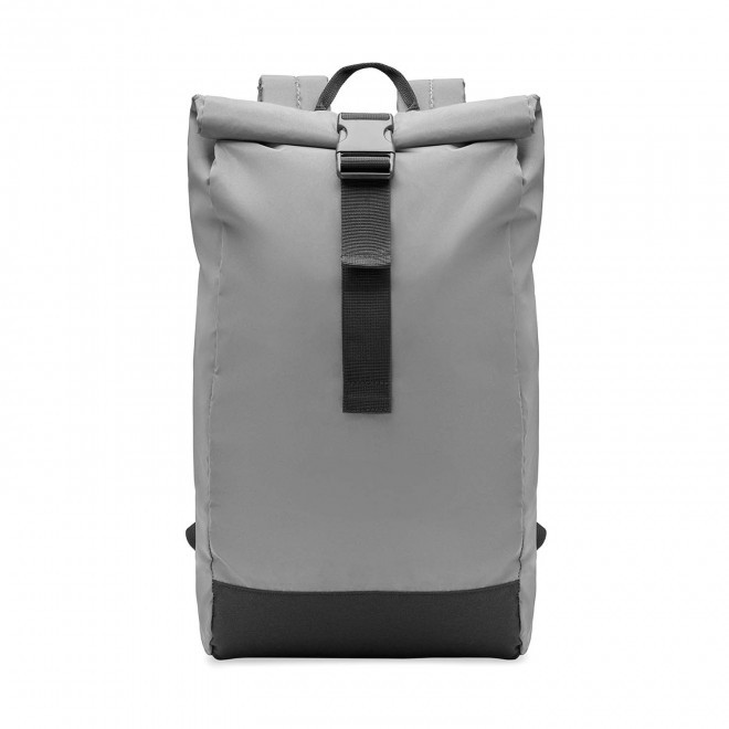 SAC ROLLTOP REFLECHISSANT PERSONNALISE 'MUNSCHI' - gris