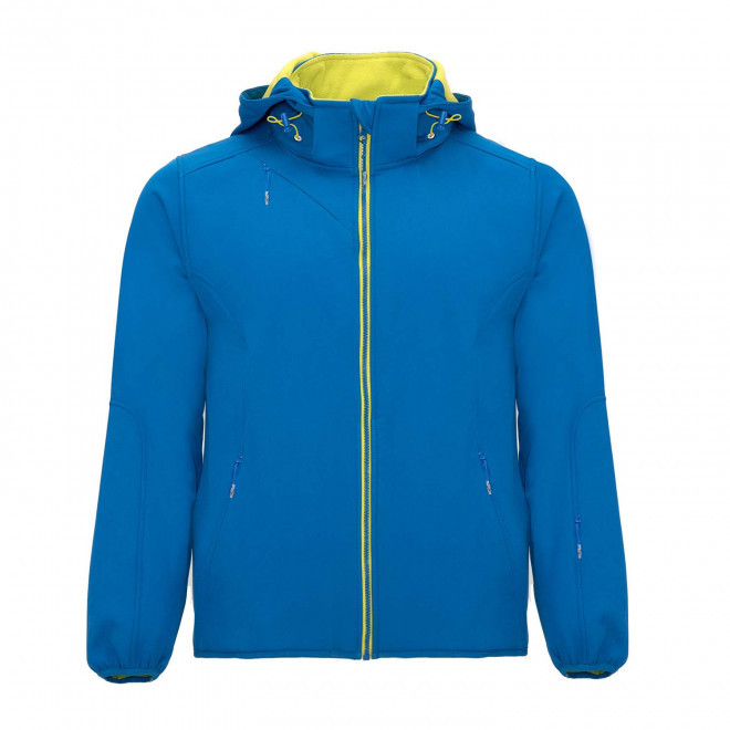 VESTE SOFTSHELL MIXTE PERSONNALISEE 2 COUCHES 'SIBERIA' - bleu royal