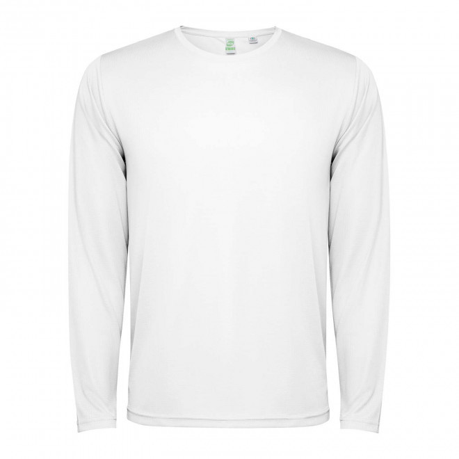 TEE-SHIRT SPORT ML ENFANT PERSONNALISE 'ESTORIL' - blanc