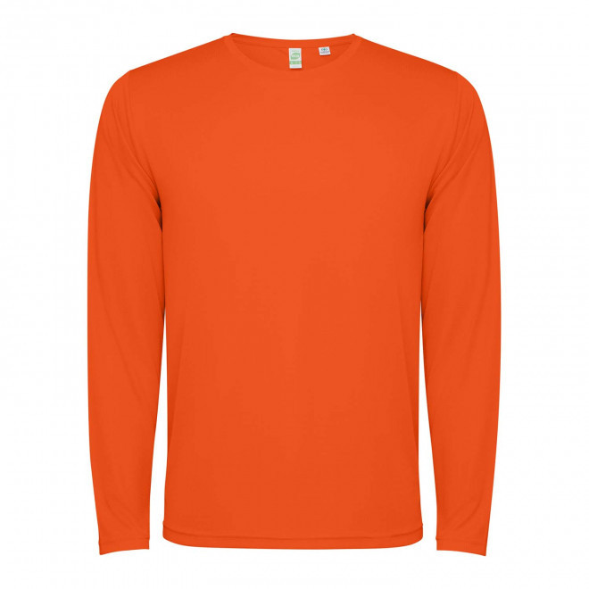 TEE-SHIRT SPORT ML ENFANT PERSONNALISE 'ESTORIL' - orange