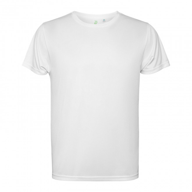 TEE-SHIRT SPORT MC HOMME PERSONNALISE 'ESTORIL' - blanc