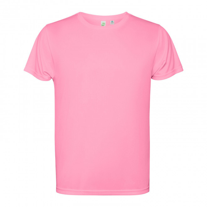 TEE-SHIRT SPORT MC HOMME PERSONNALISE 'ESTORIL' - rose
