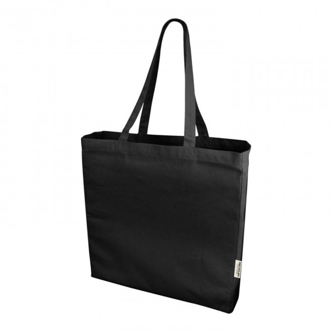 RAPIDE 4J - SAC COTON SOUFFLET RECYCLE 'FABIO' - noir