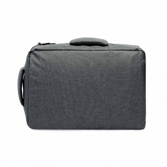 SAC A DOS ORDINATEUR 15" RPET PERSONNALISABLE 'LUBAS' - gris
