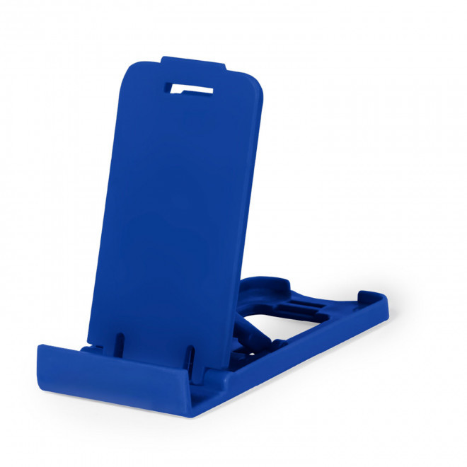 SUPPORT TELEPHONE REPLIABLE PERSONNALISABLE 'PAUSI' - bleu