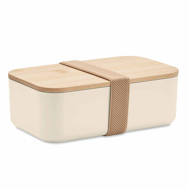 LUNCH BOX 1L PERSONNALISABLE 'BUCATI MAIS' - beige