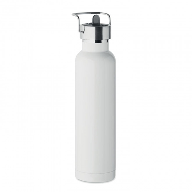 BOUTEILLE ISOTHERME RECYCLE 660 ML PERSONNALISABLE 'FRAGO' - blanc