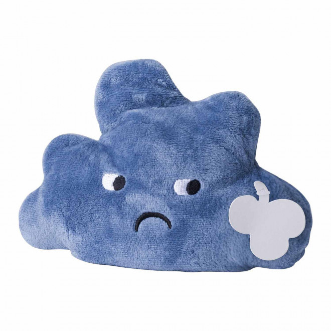 PELUCHE REVERSIBLE PERSONNALISABLE 'CLOUD' - blanc/bleu