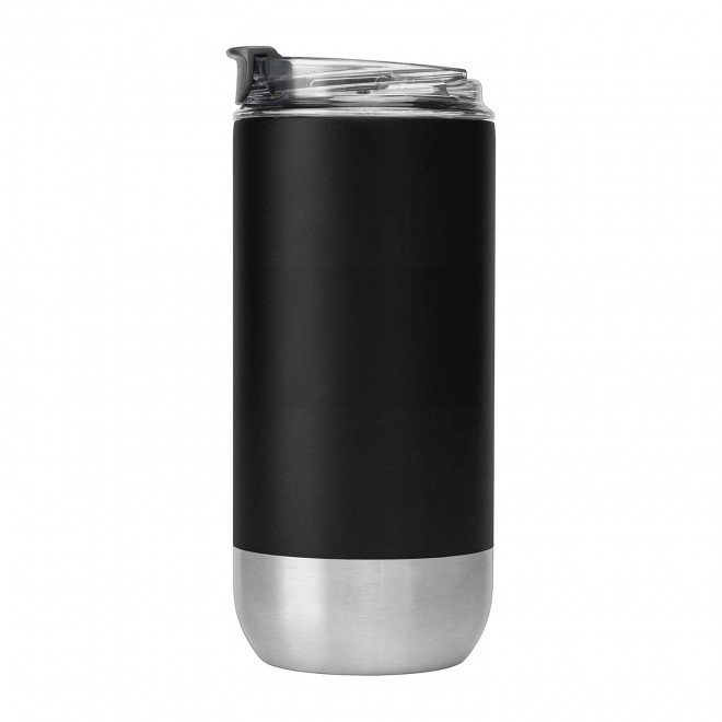 GOBELET ISOTHERME PERSONNALISABLE 475ML 'BERGA' - noir