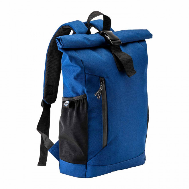 SAC A DOS RPET OCEANCYCLE PERSONNALISABLE 'HYDOS' - bleu