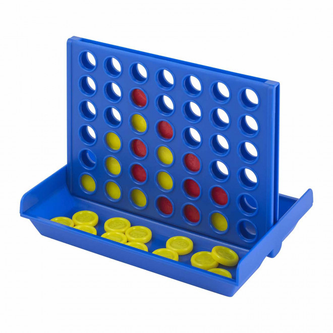 JEU DE STRATEGIE PERSONNALISABLE 'PUISSANCE 4' - bleu