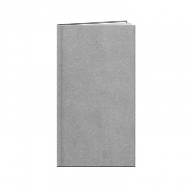 AGENDA DE POCHE 9,5x16,5 PERSONNALISABLE 'BUCKINGHAM' - gris clair