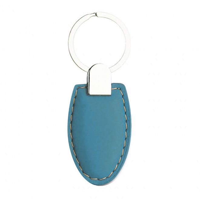 PORTE CLE METAL PERSONNALISABLE 'BALIX' - bleu clair