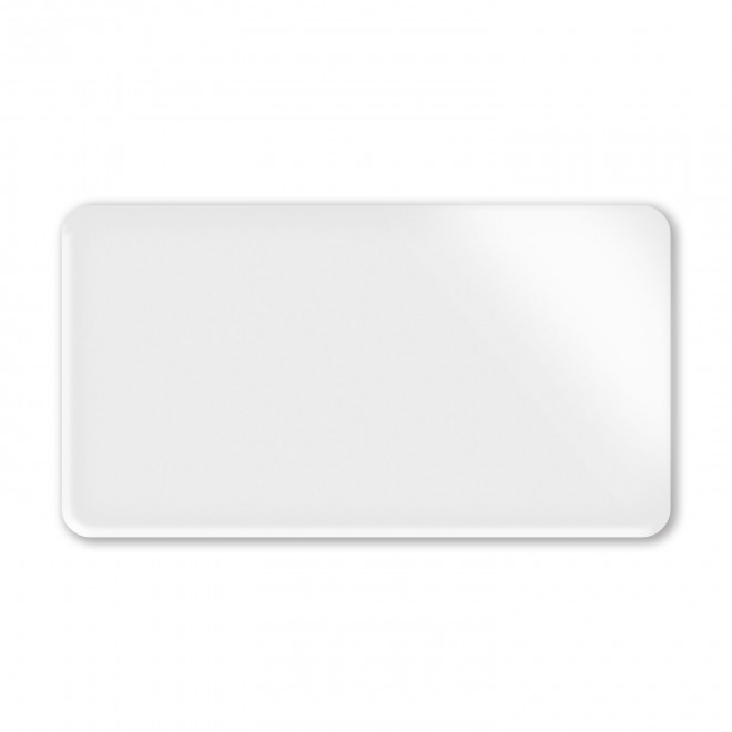 BADGE PERSONNALISABLE 'ELIAN SHAPE' - rectangle 5.5 x 3 cm